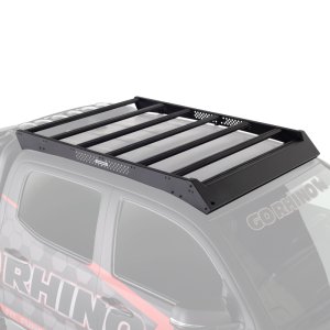 Toyota Tacoma Roof Rack - Go Rhino - Ceros Low Profile - Textured Black - `24-`25